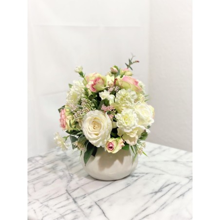 Kunstblumen Arrangement in einer Vase 6