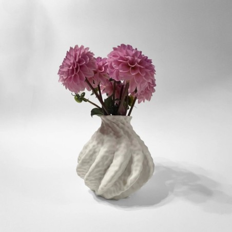 3D-gedruckte Vase mit strukturiertem Design 5