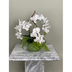 Künstliche Orchidee in einer Vase "Real Touch" 2
