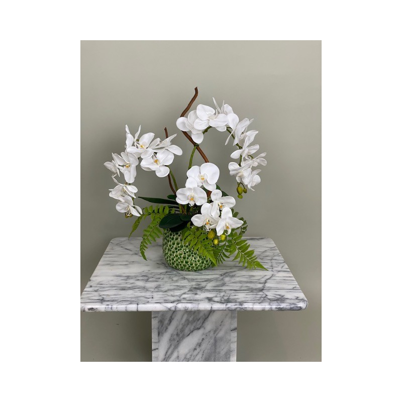 Künstliche Orchidee in einer Vase "Real Touch" 2
