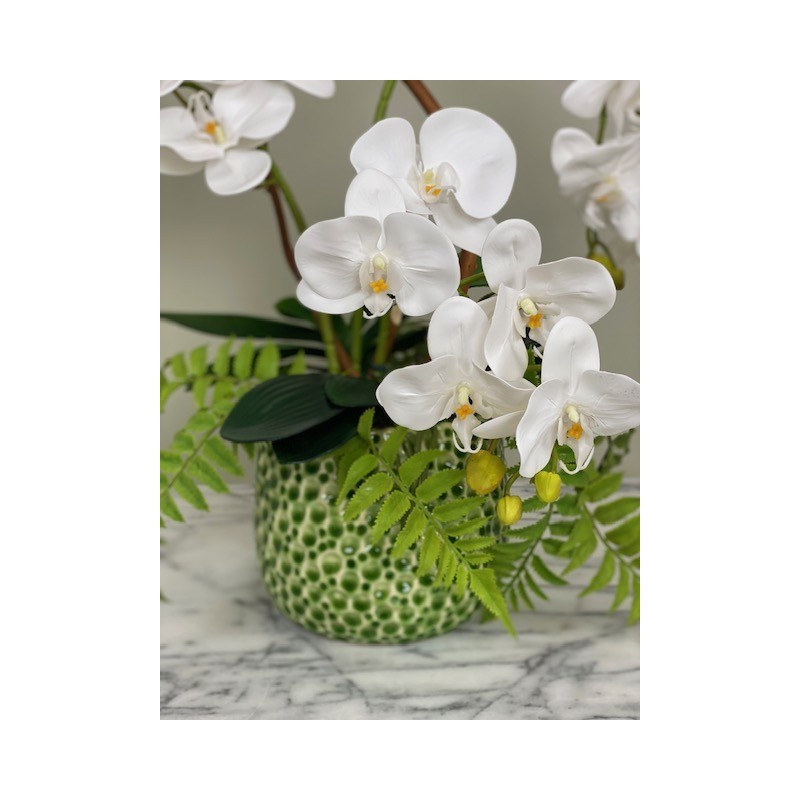 Künstliche Orchidee in einer Vase "Real Touch" 3