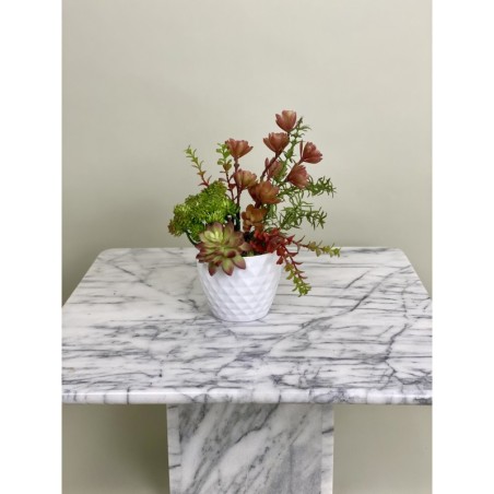 Arrangement mit Sukkulenten in einer Vase 4