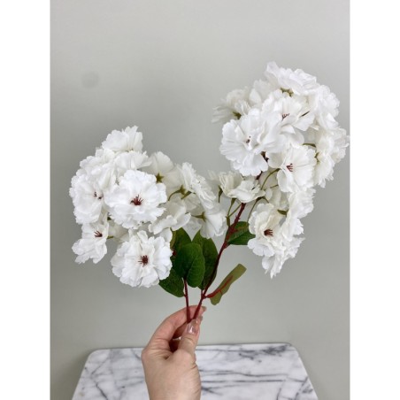 Kirschblütenzweig weiss 72 cm