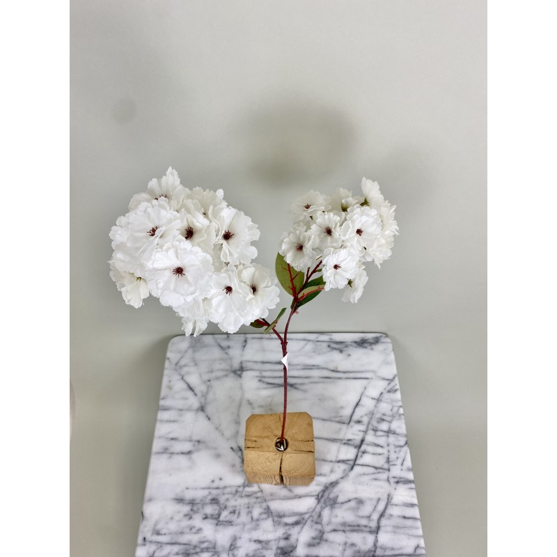 Kirschblütenzweig weiss 72 cm 3