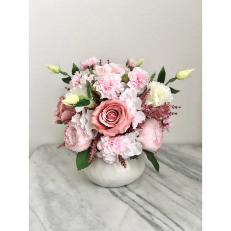 Kunstblumen Arrangement in einer Vase