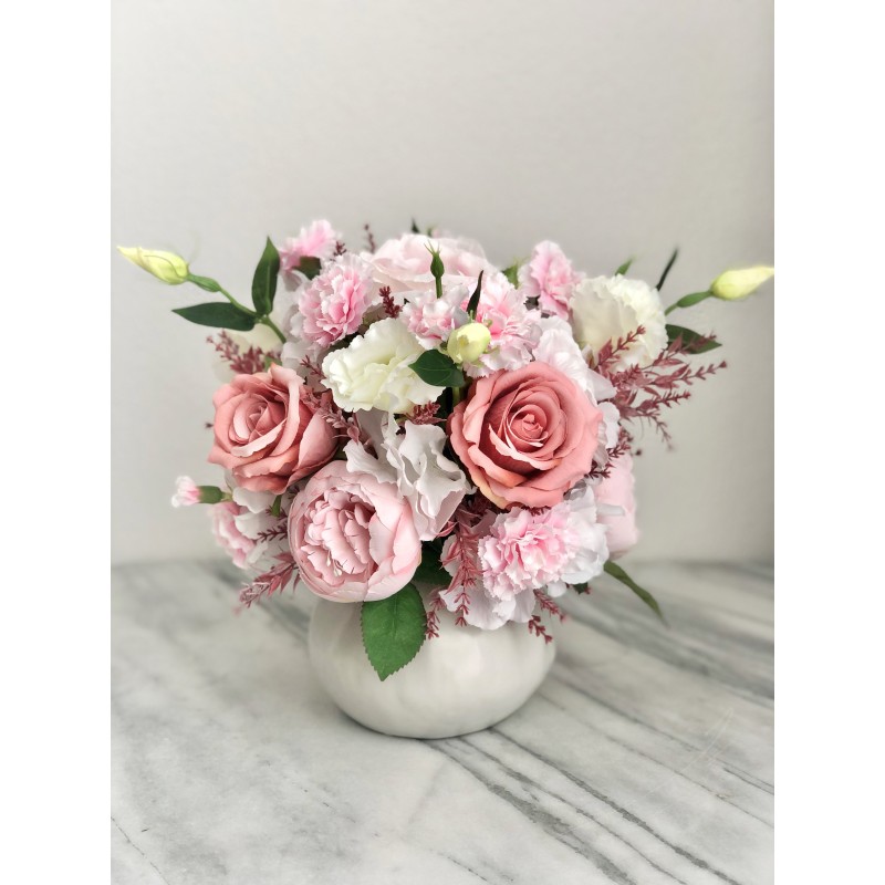 Kunstblumen Arrangement in einer Vase 4