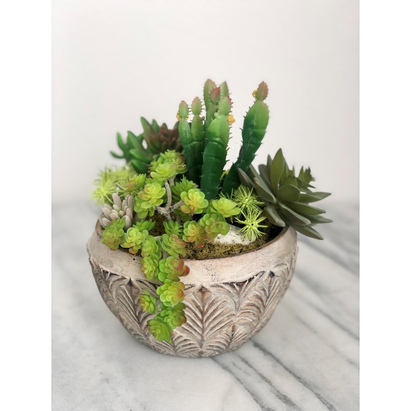 Künstliches Arrangement mit Sukkulenten 5
