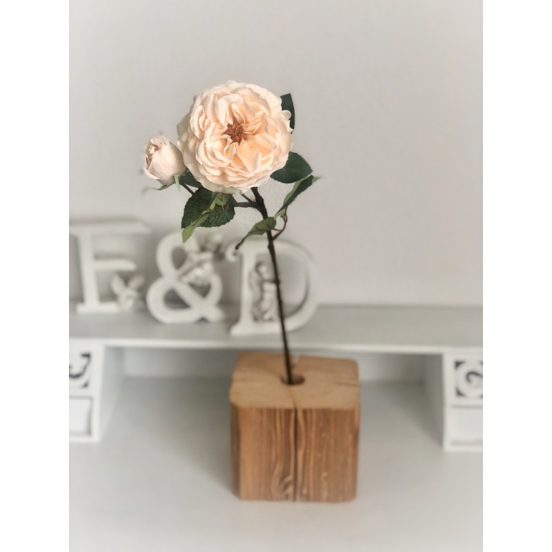 Künstliche englische Rose -3 Stück