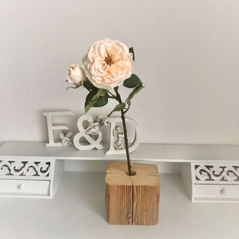 Künstliche englische Rose -3 Stück 3