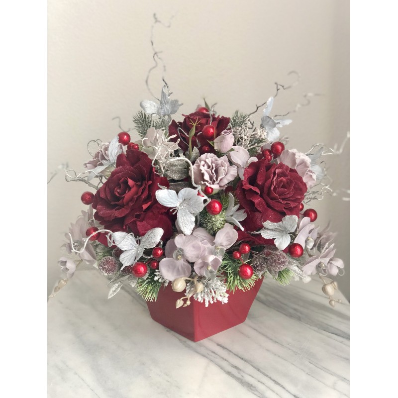 Grosses Arrangement für Weihnachtsdeko