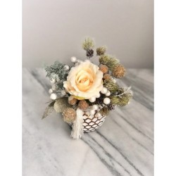 Weihnachtsarrangement in einer Vase 1 Stück 