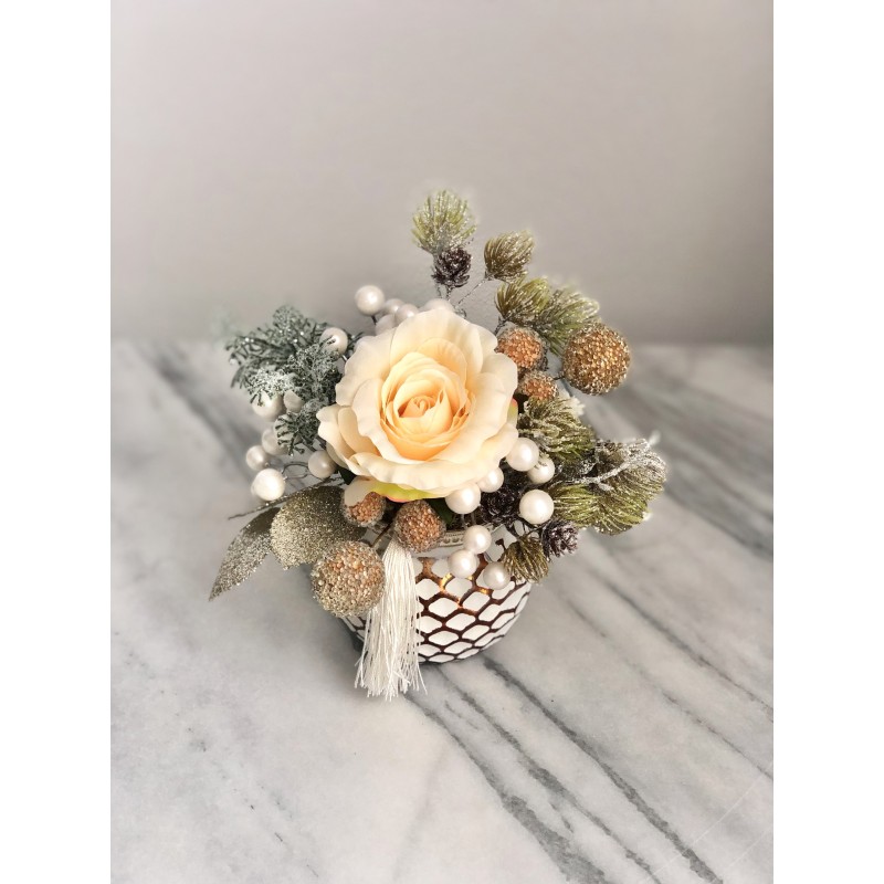 Weihnachtsarrangement in einer Vase 1 Stück 