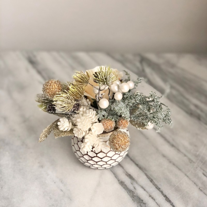 Weihnachtsarrangement in einer Vase 1 Stück  2