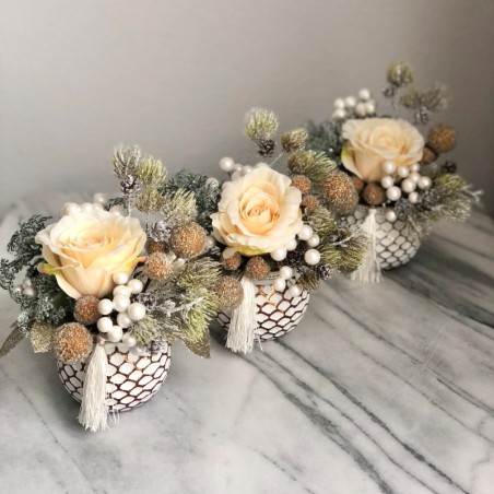 Weihnachtsarrangement in einer Vase 1 Stück  3