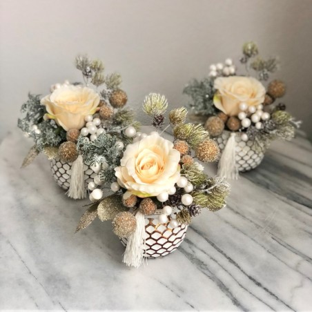 Weihnachtsarrangement in einer Vase 1 Stück  4