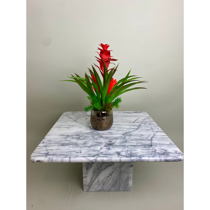 Exotische Kunstbromelie im edlen Dekotopf 2