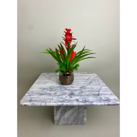 Exotische Kunstbromelie im edlen Dekotopf 2