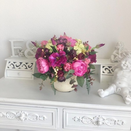 Kunstblumen Arrangement in einer Vase 2