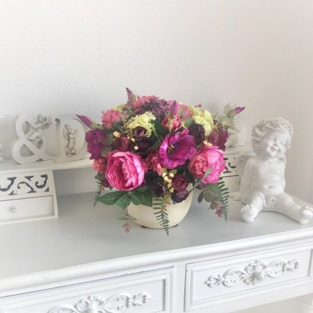 Kunstblumen Arrangement in einer Vase 3