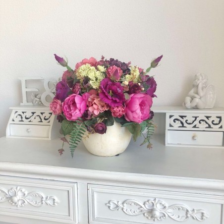 Kunstblumen Arrangement in einer Vase 5