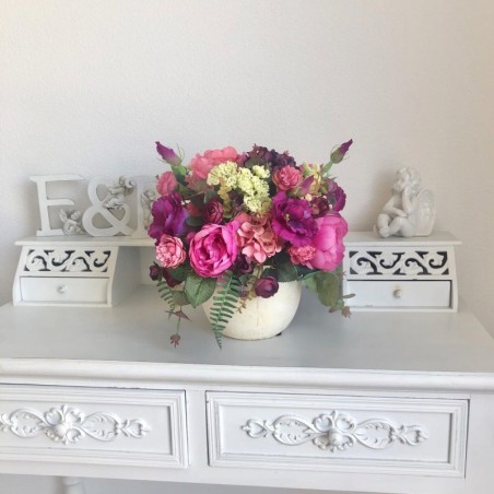 Kunstblumen Arrangement in einer Vase 6