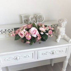 Künstliches Blumenarrangement in einer Vase Oval 2