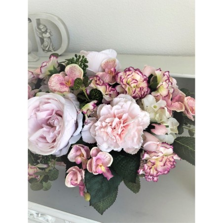 Künstliches Blumenarrangement in einer Vase Oval 3