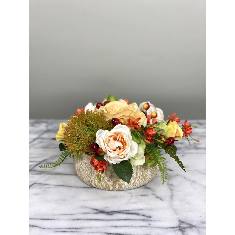 Künstliches Blumen Arrangement in einer Vase 5