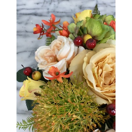 Künstliches Blumen Arrangement in einer Vase 6