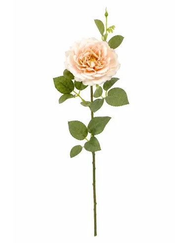 Faux rose in peach/apricot tones – timeless elegance for stylish decoration