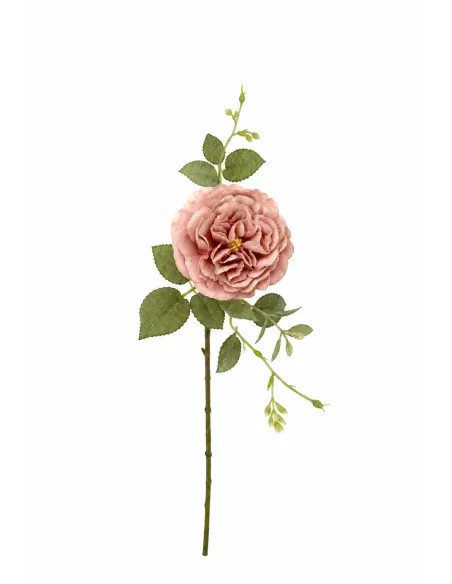 Künstliche Rose in Rosa / Dusty Pink – zeitlose Eleganz für stilvolle Dekoration