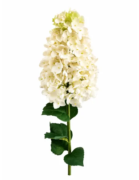 Artificial Cream White Hydrangea 88 cm – Realistic Silk Flower