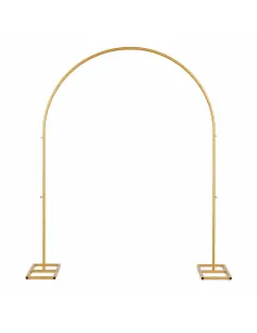 Goldener Traubogen mieten 240 × 210 cm – Eleganter Hochzeitsbogen (ohne Deko) 2