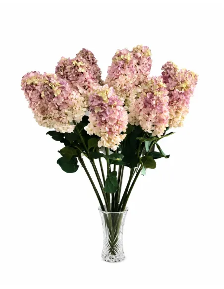 Künstliche Hortensie Rosa 88 cm – Naturgetreue Seidenblume