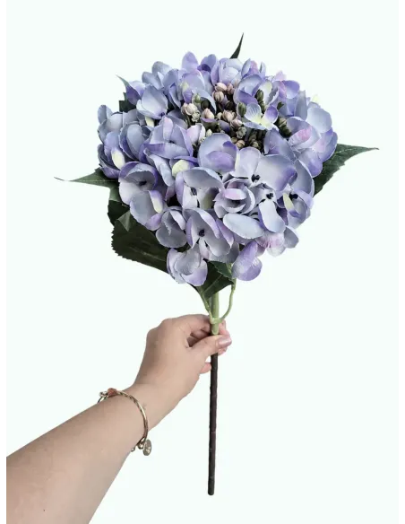 Künstliche Hortensie Helllila
