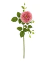 Künstliche Rose Rosa | Realistische Kunstblume Deko