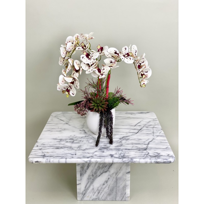 Tiger Kunstorchideen Arrangement in einer Vase 5