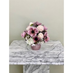 Romantisches Blumenarrangement in Rosatönen 2