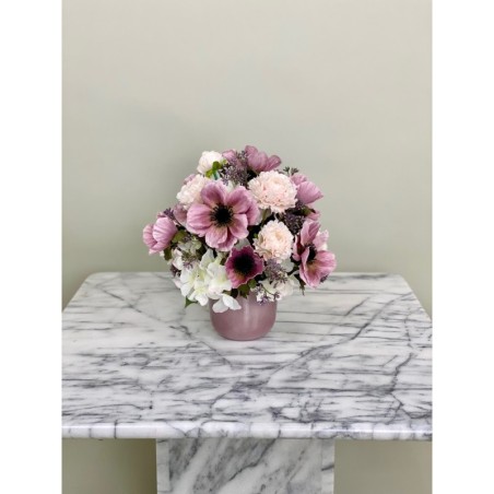 Romantisches Blumenarrangement in Rosatönen 2