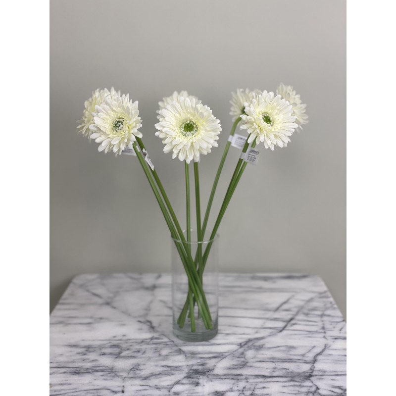 Künstliche Gerbera Weiss ca. 50 cm 4