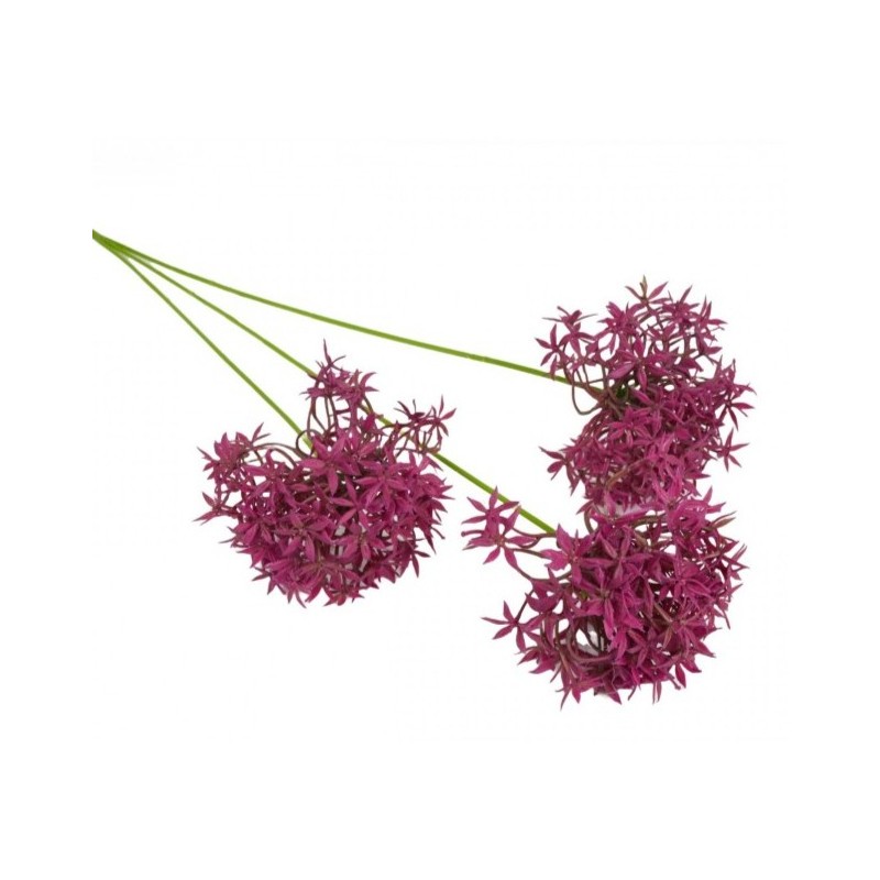 Künstlicher Alliumzweig – Bordeaux