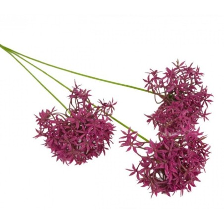 Künstlicher Alliumzweig – Bordeaux