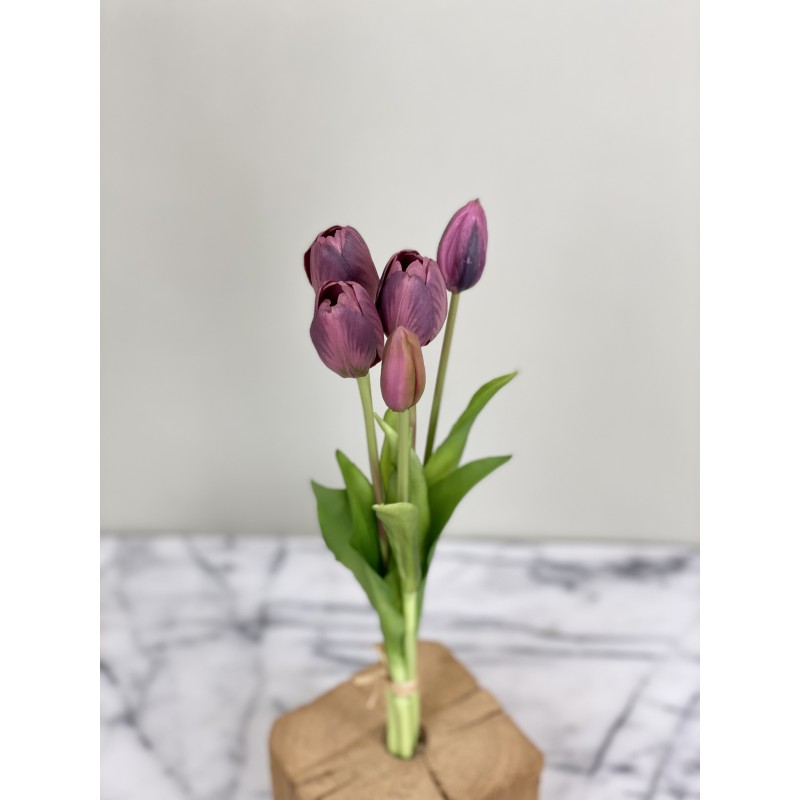 Künstliche Tulpen 5er-Bund "Real Touch" xx321 3