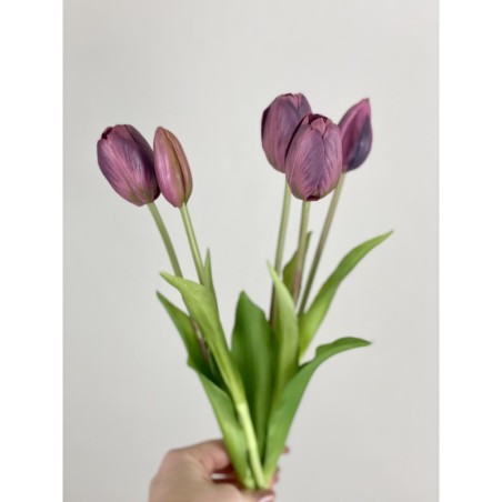 Künstliche Tulpen 5er-Bund "Real Touch" xx321 4