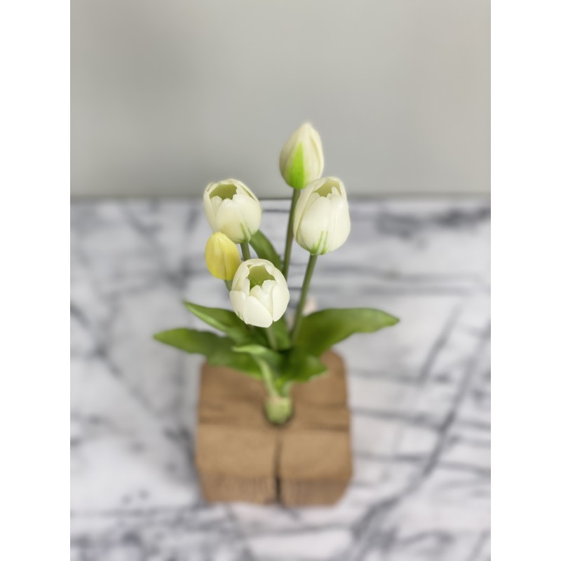 Künstliche Tulpen 5er-Bund "Real Touch" 2