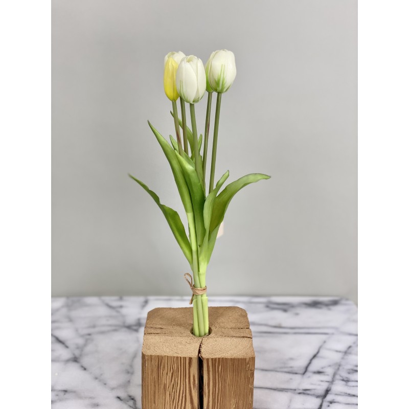 Künstliche Tulpen 5er-Bund "Real Touch" 3