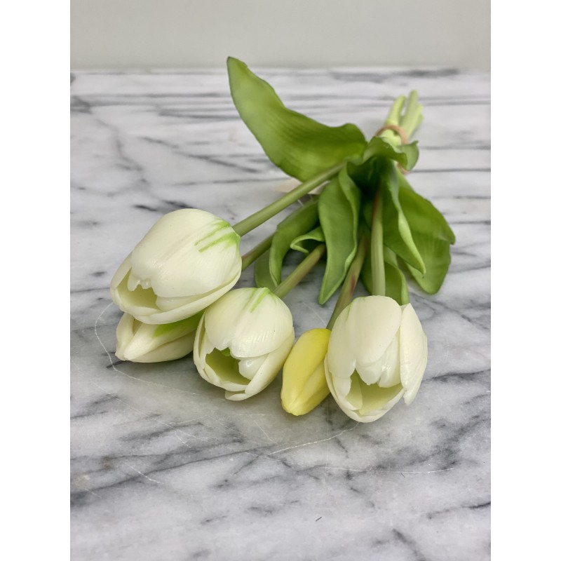 Künstliche Tulpen 5er-Bund "Real Touch" 6
