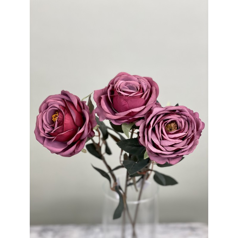 Künstliche Rosen 3 Stück 4