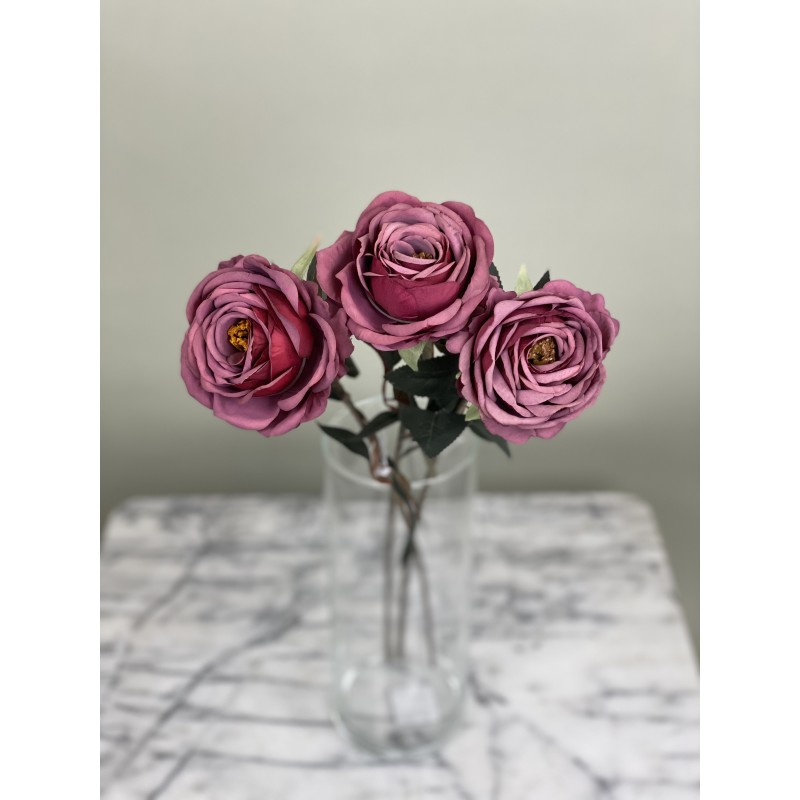 Künstliche Rosen 3 Stück 5