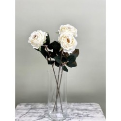 Künstliche Rosen 3 Stück ohne Vase